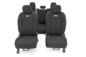 Rough Country - Rough Country Seat Covers - Front and RR w/ Cup Holder - Jeep Gladiator JT (20-22) - 91038 - Image 4