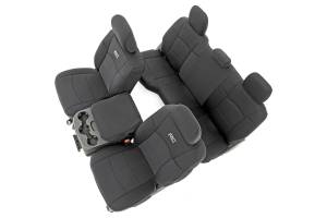 Rough Country Seat Covers - FR & RR - 60/40 Rear Seat - Ram 2500 2WD/4WD (19-23) - 91044