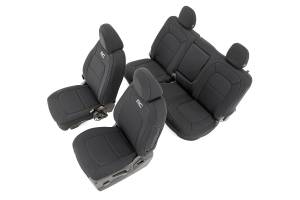 Rough Country Seat Covers - Front Bucket - Rear Bench - Chevy/GMC Canyon/Colorado (15-22) - 91051