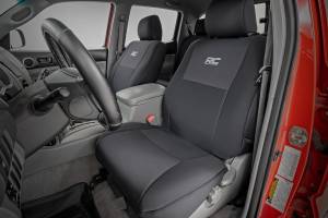 Rough Country - Rough Country Seat covers - FR & RR - Crew Cab - Toyota Tacoma 2WD/4WD (05-15) - 91052 - Image 2