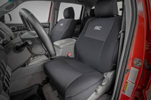 Rough Country - Rough Country Seat Covers - FR & RR - Crew Cab - W/O Folding Front PS Toyota Tacoma 2WD/4WD (05-15) - 91057 - Image 2