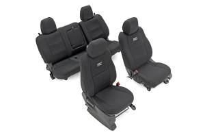 Rough Country Seat Covers - FR & RR - Crew Cab - Nissan Frontier 2WD/4WD (22-23) - 91058