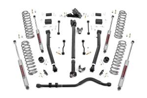 Rough Country - Rough Country 3.5 Inch Lift Kit - Adj Lower - FR D/S - Jeep Wrangler Unlimited 4WD (2024) - 91530 - Image 1