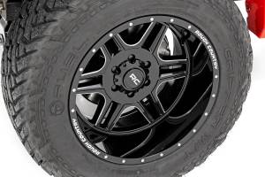 Rough Country - Rough Country Rough Country 92 Series Wheel - Machined One-Piece - Gloss Black - 20x12 - 8x180 - -44mm - 92201206 - Image 4