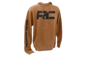 Rough Country - Rough Country Rough Country Hoodie - RC Topographical Sleeve - Saddle - SM - 94095SM - Image 1