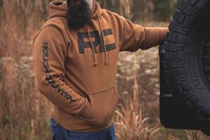 Rough Country - Rough Country Rough Country Hoodie - RC Topographical Sleeve - Saddle - SM - 94095SM - Image 2