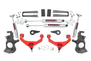 Rough Country 3.5 Inch Lift Kit - Knuckle - Chevy/GMC 2500HD/3500HD (11-19) - 95730RED