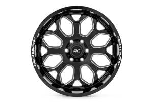 Rough Country - Rough Country Rough Country 96 Series Wheel - Machined One-Piece - Gloss Black - 20x9 - 6x5.5 - -12mm - 96200912 - Image 2