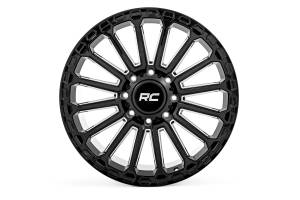 Rough Country - Rough Country Rough Country 97 Series Wheel - One-Piece - Gloss Black - 17x9 - 6x5.5 - -12mm - 97170912 - Image 2