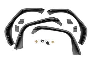 Rough Country - Rough Country High Clearance LED Flat Fender Flare Kit - UV Treated - - Jeep Wrangler JL (18-23) - 99036 - Image 2