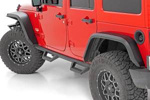 Rough Country - Rough Country High Clearance LED Flat Fender Flare Kit - UV Treated - Jeep Wrangler JK (07-18) - 99037 - Image 3