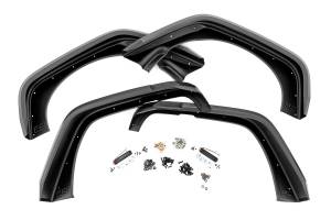 Rough Country - Rough Country High Clearance LED Flat Fender Flare Kit - UV Treated - Jeep Wrangler JK (07-18) - 99037 - Image 5