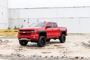 Rough Country - Rough Country Defender Pocket Fender Flares - 6'7" & 8' Bed - GB8 Mosaic Black - Chevy Silverado 1500 (14-18) - A-C11412-GB8 - Image 2