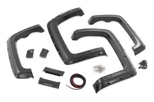 Rough Country Fender Flares Defender 6'7" & 8' Bed GJI Shadow Gray Chevy Silverado 1500 (14-18) - A-C11412-GJI