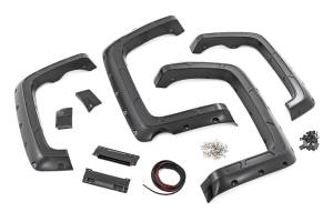 Rough Country Fender Flares Defender l 5'9" Bed  G1C Overcast Chevy Silverado 1500 (14-18) - A-C11612-G1C