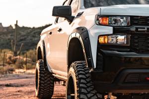 Rough Country - Rough Country Defender Pocket Fender Flares - Chevy Silverado 1500 2WD/4WD (19-23) - A-C12211 - Image 2