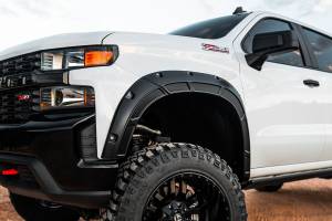 Rough Country - Rough Country Fender Flares - Defender - G7C Red Hot - Chevy Silverado 1500 2WD/4WD (19-24) - A-C12211-G7C - Image 5