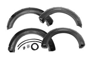 Rough Country Defender Pocket Fender Flares - Black - Ford Super Duty (17-22) - A-F21112-G1