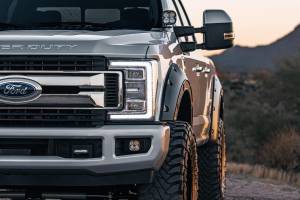 Rough Country - Rough Country Fender Flares - Defender - PQ Race Red - Ford F-250/F-350 Super Duty (17-22) - A-F21112-PQ - Image 2