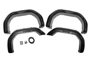 Rough Country Fender Flares Defender 5IS Silver Ice GMC Sierra 2500 HD/Sierra 3500 HD (20-24) - A-G12011-5IS