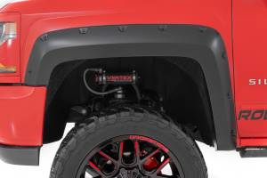 Rough Country - Rough Country Pocket Fender Flares - 6'7" & 8' Bed - Chevy Silverado 1500 (14-18)/Silverado 2500HD (15-19) - F-C11412B - Image 5