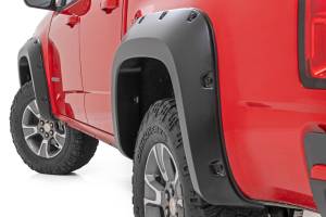 Rough Country Pocket Fender Flares - 5' Bed - Chevy Colorado 2WD/4WD (15-22) - F-C11511A