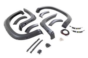 Rough Country - Rough Country Pocket Fender Flares - GBA Black - Chevy Silverado 1500 (19-21) - F-C11911A-GBA - Image 2