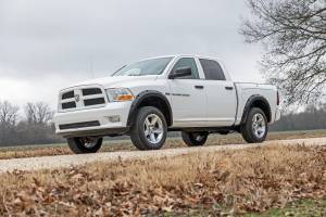 Rough Country - Rough Country Traditional Pocket Fender Flares - Both Bumpers - GW7 White - Ram 1500 2WD/4WD 09-18 White - F-D10911B-GW7 - Image 2