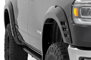 Rough Country - Rough Country SF1 Fender Flares - Black - Ram 1500 2WD/4WD (2019-2023) - F-D319201-DX8 - Image 4