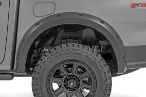 Rough Country - Rough Country Pocket Fender Flares, Painted JS Iconic Silver for 2024 Ford Ranger 2WD/4WD - F-F12401-JS - Image 5