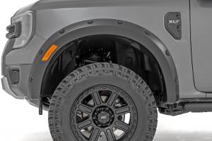 Rough Country - Rough Country Pocket Fender Flares, Painted M7 Carbonized Gray for 2024 Ford Ranger 2WD/4WD - F-F12401-M7 - Image 4