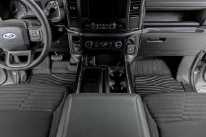 Rough Country - Rough Country Flex-Fit Floor Mats - Front - Ford F-150 (15-24)/F-150 Lightning (22-24)/Raptor (17-24) - FF-5151 - Image 4