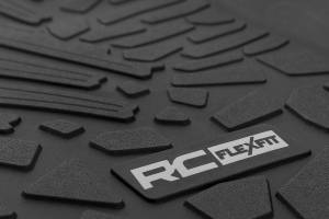 Rough Country - Rough Country Flex-Fit Floor Mats FR & RR 4 Door Jeep Wrangler Unlimited 4WD (2018-2024) - FF-60112 - Image 5