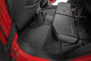 Rough Country - Rough Country Flex-Fit Floor Mats FR & RR RR Lockable Jeep Gladiator JT 4WD (2020-2024) - FF-61501 - Image 3