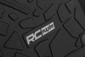 Rough Country - Rough Country Flex-Fit Floor Mats FR & RR RR Lockable Jeep Gladiator JT 4WD (2020-2024) - FF-61501 - Image 5