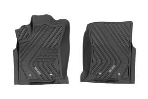 Rough Country - Rough Country Flex-Fit Floor Mats - Front - Toyota Tacoma 2WD/4WD (2016-2023) - FF-7121 - Image 1