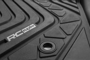 Rough Country - Rough Country Flex-Fit Floor Mats - Front - Toyota Tacoma 2WD/4WD (2016-2023) - FF-7121 - Image 2