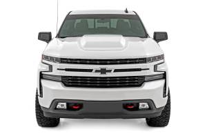 Rough Country - Rough Country Hood Scoop GAZ Summit White 2019-2024 Silverado 1500 - HS10010-GAZ - Image 2