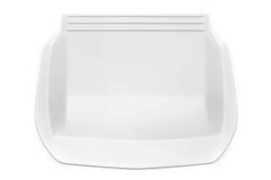 Rough Country - Rough Country Hood Scoop GAZ Summit White 2019-2024 Silverado 1500 - HS10010-GAZ - Image 4