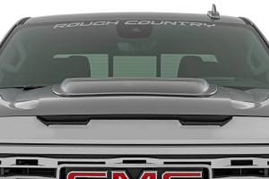 Rough Country - Rough Country Hood Scoop G1C Light Steel Gray GMC Sierra 1500 (2019-2024) - HS40010-G1C - Image 4