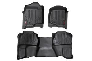 Rough Country Floor Mats - FR & RR - Ext Cab - Chevy/GMC 1500/2500HD (07-14) - M-20712