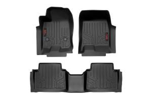 Rough Country Floor Mats - FR & RR - Crew - Chevy/GMC Canyon/Colorado 2WD/4WD (2023-2024) - M-21313