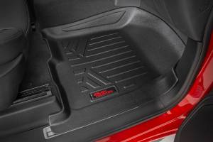 Rough Country - Rough Country Floor Mats - FR and RR - FR Bucket - Crew - w/o Under seat Storage - Chevy/GMC 1500/2500HD/3500HD (19-23) - M-21614 - Image 3