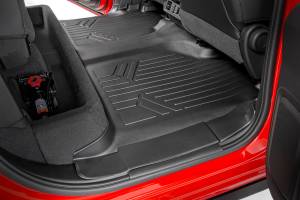 Rough Country - Rough Country Floor Mats - FR and RR - FR Bucket - Crew - w/o Under seat Storage - Chevy/GMC 1500/2500HD/3500HD (19-23) - M-21614 - Image 5