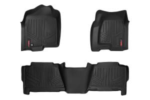 Rough Country Floor Mats - FR & RR - Crew Cab - Chevy/GMC 1500 (99-06 & Classic) - M-29913