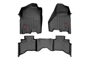 Rough Country Floor Mats - FR/RR - Quad Cab - Ram 1500 2WD/4WD (2012-2018 & Classic) - M-31212