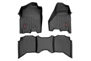 Rough Country - Rough Country Floor Mats - FR & RR - Crew Cab - Ram 1500 2WD/4WD (2012-2018 & Classic) - M-31213 - Image 1