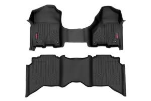 Rough Country Floor Mats - FR & RR - Crew/Mega Cab - Ram 1500 2WD/4WD (2012-2018 & Classic) - M-31313