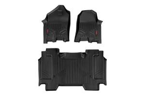 Rough Country Floor Mats - Front and Rear - Ram 1500 (19-23)/1500 TRX (21-23) - M-31412