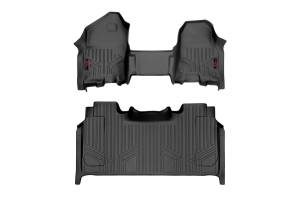 Rough Country Floor Mats - FR OV Hump - RR Storage- Crew - Ram 1500 (19-23)/1500 TRX (21-23) - M-31420